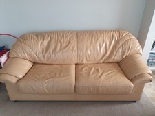 Luxurious stylish leather sofa