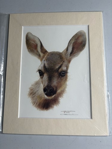 Deer print carl brenders - print, by