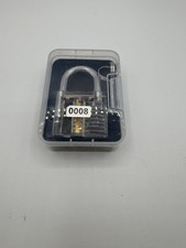 Clear Padlock With Keys
