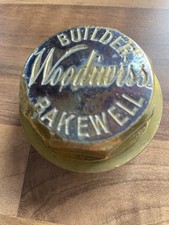 Two Brass Vintage Cart Wheel Hub Caps - Bakewell 