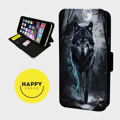 Wolf predator full moon faux - wolf,