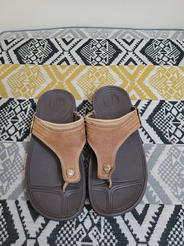 Mens brown fitflop dass nubuck - mens,