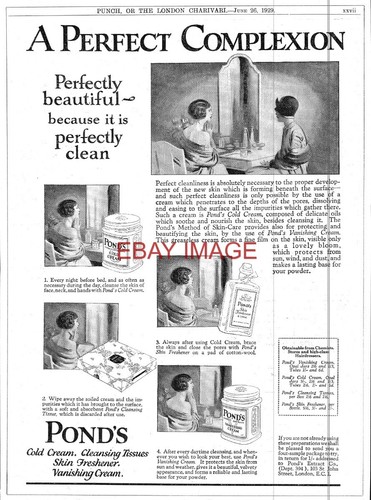 1929 advert pond - 1929, pond's