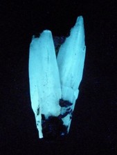 LARGE FLUORESCENT ARAGONITE CRYSTALS - CUMBRIA, ENGLAND