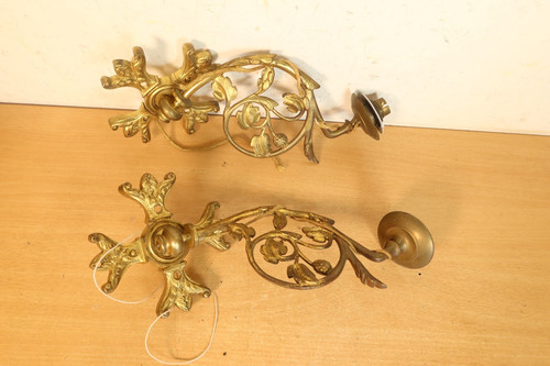 Vintage cast brass pair - cast,