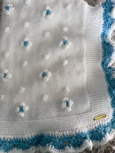 Hand made knitted baby - knitted, blanket