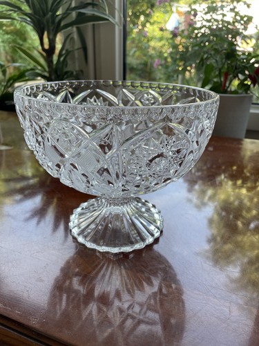 Crystal bowl 17cm height 20cm - 17cm, height,