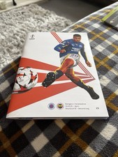 Rangers vs Fenerbache Europa League Tie 13/3/25 Ibrox Stadium Programme