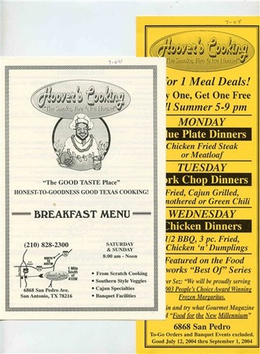 Hoover cooking menus smoke - hoover's,