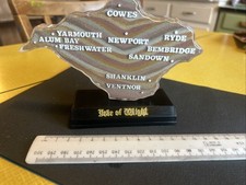 Isle Of Wight  Sand filled Map