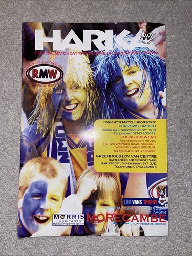 2002 shrewsbury town - 22/10/2002,