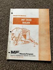 Massey Ferguson MF1450 Baler Parts Book - Loose Pages Binder Not Included