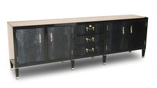 RALPH LAUREN £27,895 BROOK STREET CHEST OF DRAWERS SIDEBOARD ALLIGATOR LEATHER