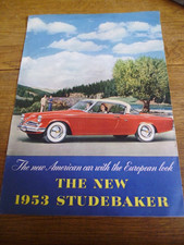 STUDEBAKER  RANGE 1953 1954 1955 COMMANDO, LAND CRUISER, CHAMPION BROCHURES - 3
