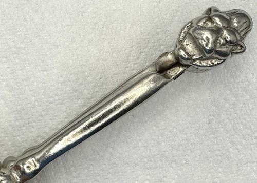 Antique silver plated - silver-plated, two-lion