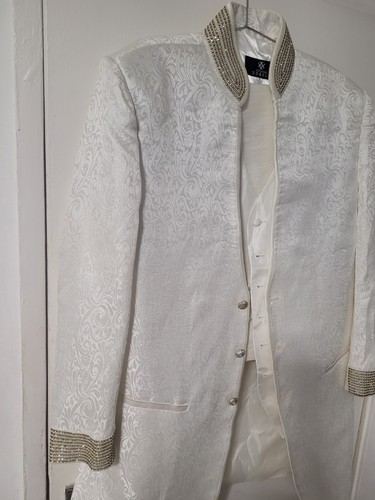 White wedding sherwani - wedding,