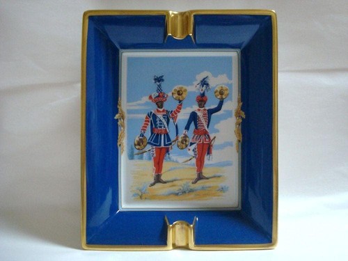 Hermes porcelain ashtray - hermes,