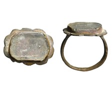 Roman Bronze Ring White