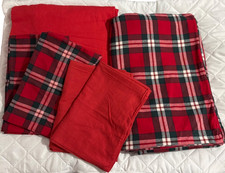 Superking red bedding set - m&s,