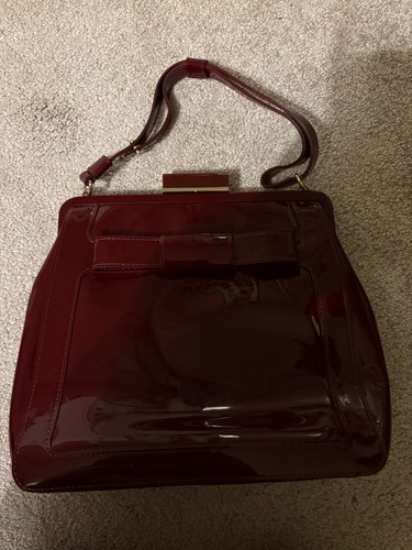 Orla kiely handbag deep red - deep,