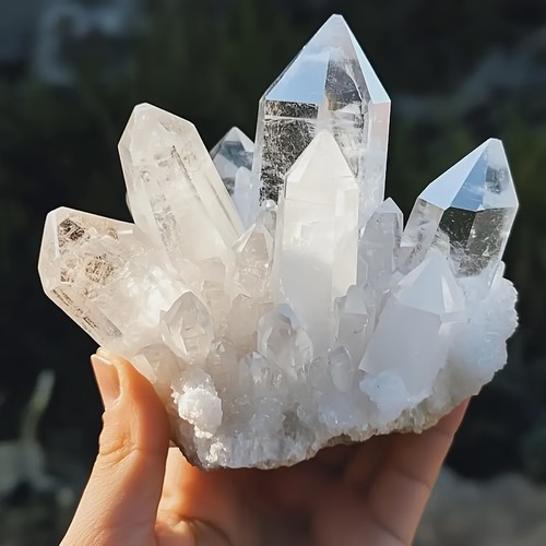 Large quartz cluster clear - quartz,