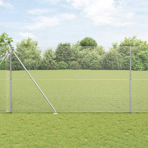 Fence post silver 25x1 - fence,