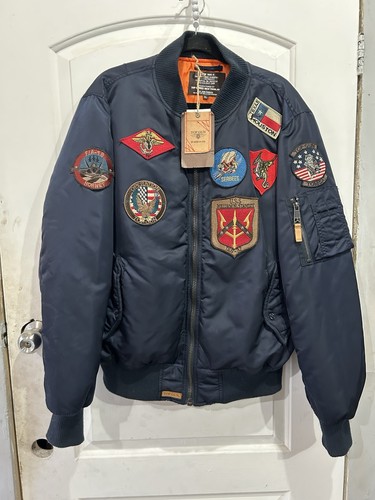 Top gun jacket mens large - top,