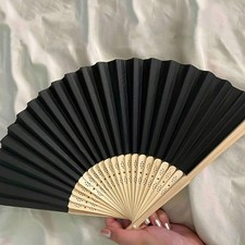 Silk Bamboo Folding Hand Fan