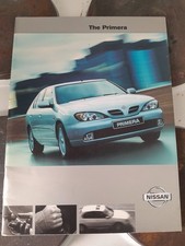 Nissan Primera 2001 UK Market Sales Brochure E S Sport SE Sport+ SE+