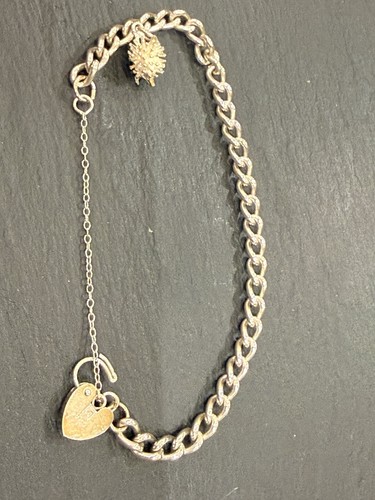 Vintage sterling silver curb - vintage,