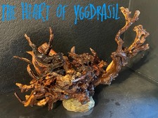 Aquarium Driftwood Handcrafted Aquascape Unique -The Heart Of Yggdrasil