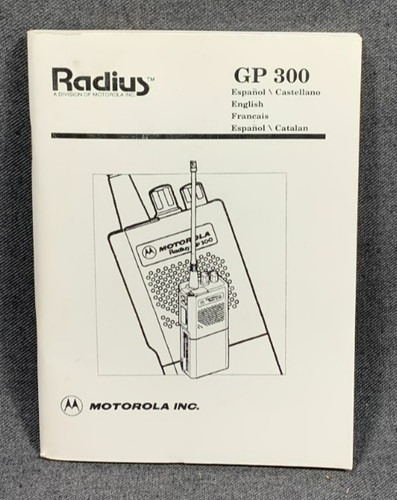 Motorola radius gp300 portable - motorola,