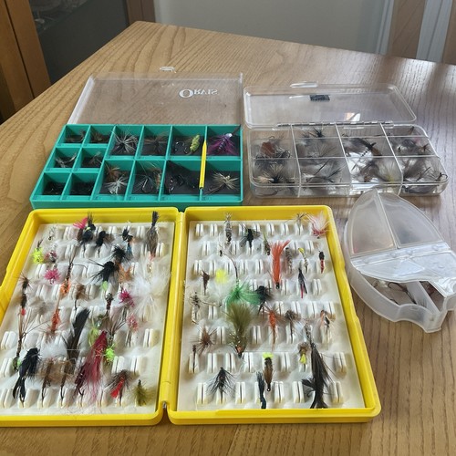 Fly fishing boxes - boxes, and