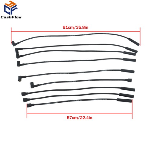 Double silicone 8mm leads - ht,