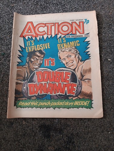 Action comic double - action, dynamite