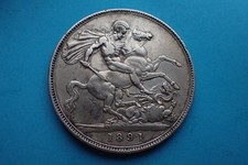 1891 Victoria CROWN, 0.925