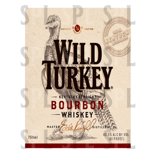 Wild turkey bourbon retro - turkey,