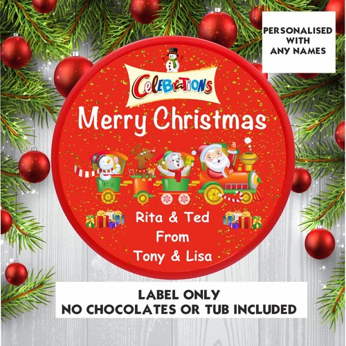 Personalised chocolate label - personalised,