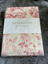 Sanderson Options Aesops Fables King Size Duvet Cover Set French Rose Pattern