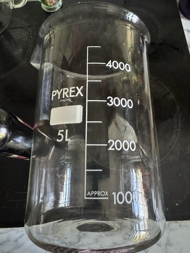 Pyrex glass beaker - glass, 5000 ml