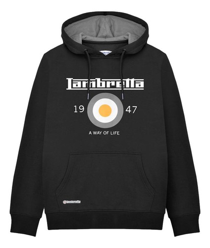 Lambretta mens black logo - mens,