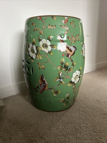 Oriental porcelain stool - oriental,