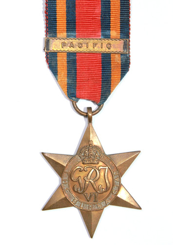 The burma star with pacific - with,