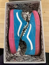 Size UK 9 - VANS Old Skool Pro x Golf Wang Blue/ Pink  US 10 EUR 43