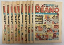 10 x BEANO COMICS from the 1980s/90s Vintage Collectable * Best Value *