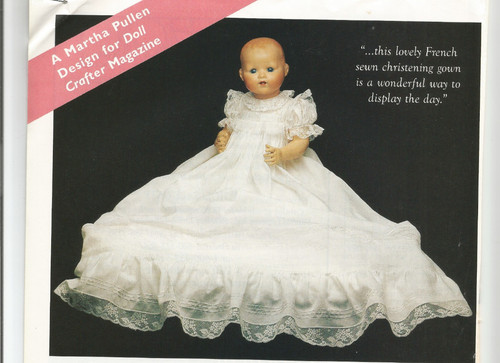 Christening gown slip - gown, sewing