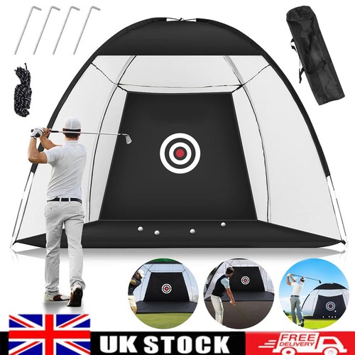 Golf practice net hitting - net,