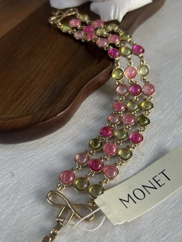Bnwt monet triple row bracelet - triple,