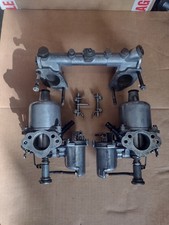 Twin SU HS4 Carburettors 1.5”,manifold & linkage