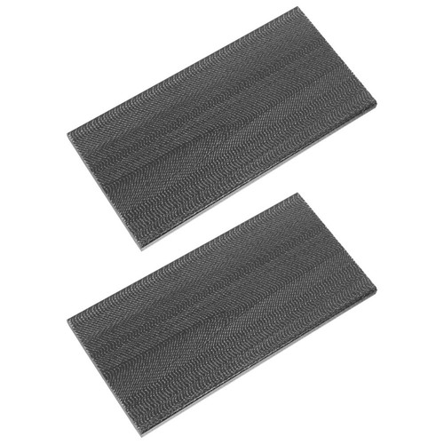 2pcs black fiberglass patio - black,